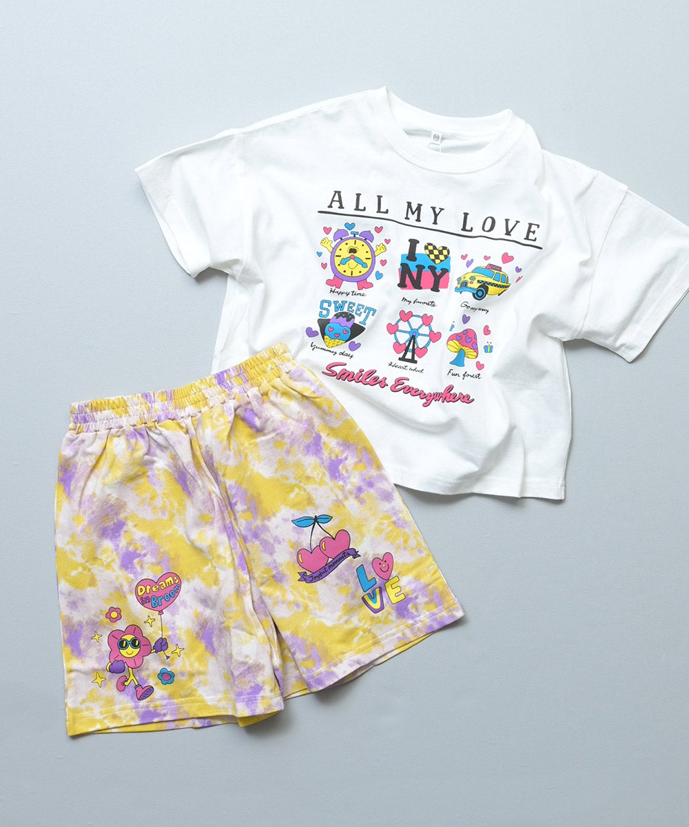 ぱぱっとサマーセットアップ(Tシャツ+ハーフパンツ) | セットアップ ぱぱっとサマーセットアップ(Tシャツ+ハーフパンツ) | セットアップ