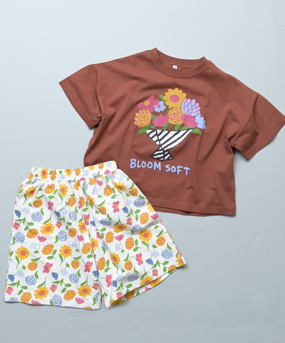 ぱぱっとサマーセットアップ（Tシャツ+ハーフパンツ） ｜ セットアップ
