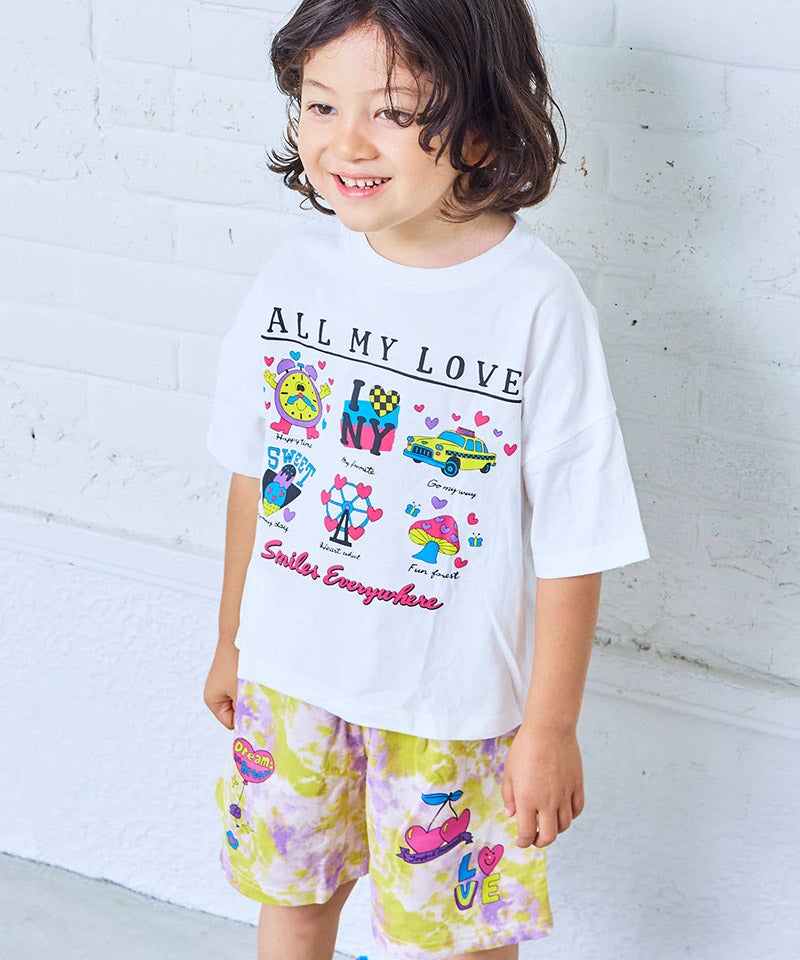 ぱぱっとサマーセットアップ(Tシャツ+ハーフパンツ) | セットアップ ぱぱっとサマーセットアップ(Tシャツ+ハーフパンツ) | セットアップ