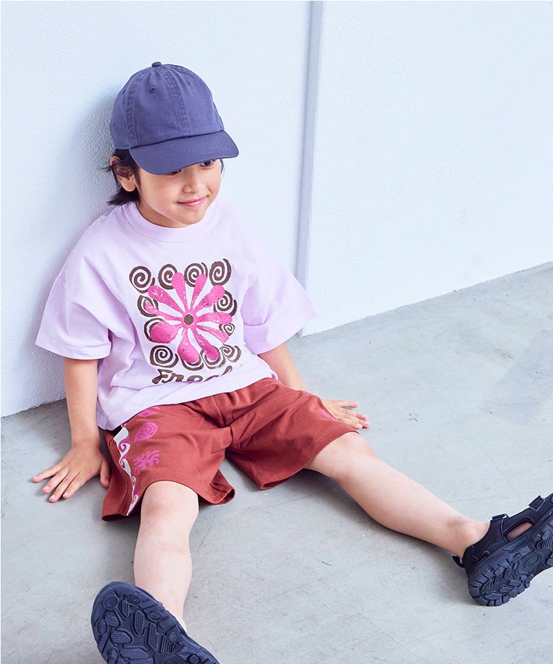ぱぱっとサマーセットアップ（Tシャツ+ハーフパンツ） ｜ セットアップ