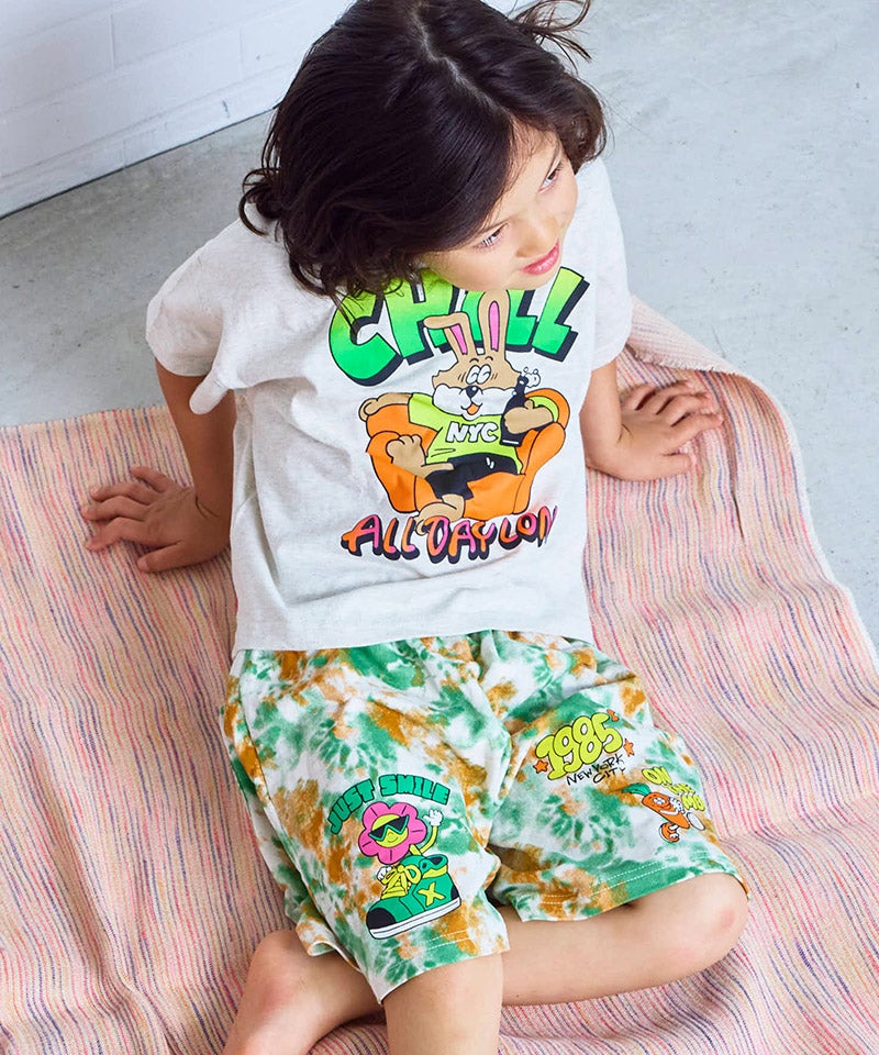 ぱぱっとサマーセットアップ（Tシャツ+ハーフパンツ） ｜ セットアップ