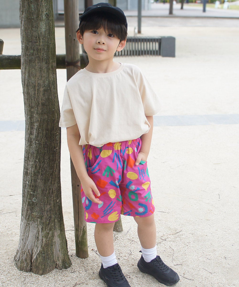別注】幾何学4分丈パンツ ｜ ボトムス ｜ 子供服のセレクトショップ