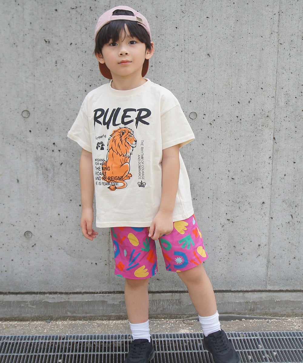 別注】幾何学4分丈パンツ ｜ ボトムス ｜ 子供服のセレクトショップ