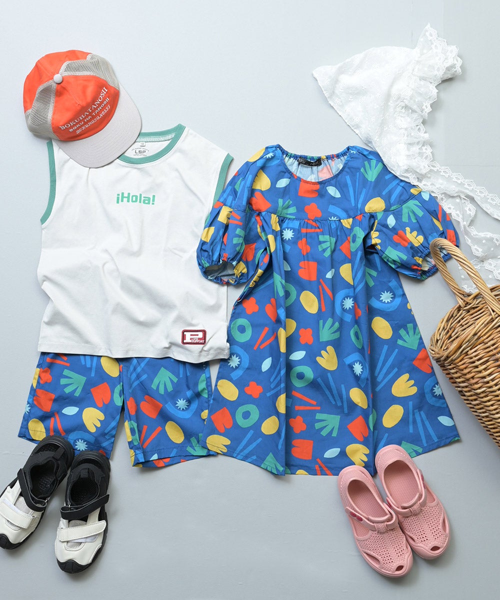 別注】幾何学4分丈パンツ ｜ ボトムス ｜ 子供服のセレクトショップ