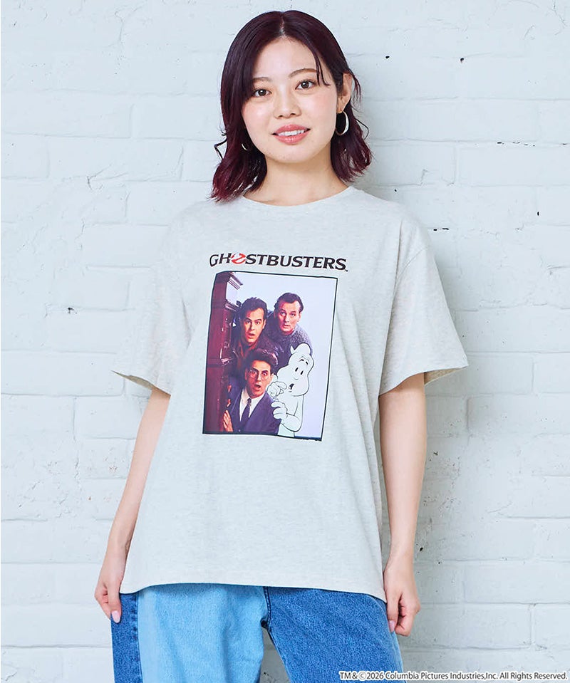 別注】【親子お揃い】GHOSTBUSTERS プリント半袖Tシャツ / 大人サイズ