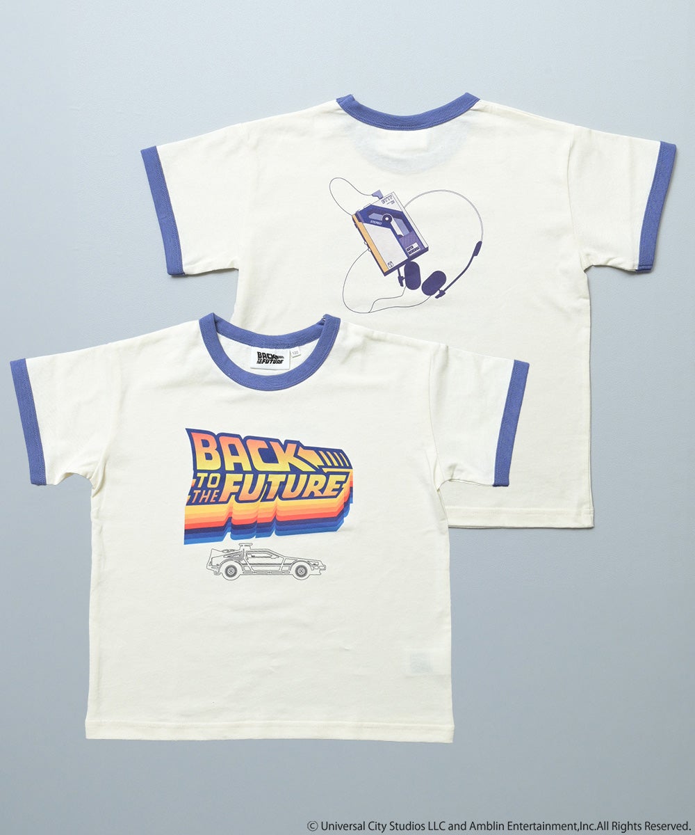 別注】【親子お揃い】BACK TO THE FUTURE プリント半袖Tシャツ/大人