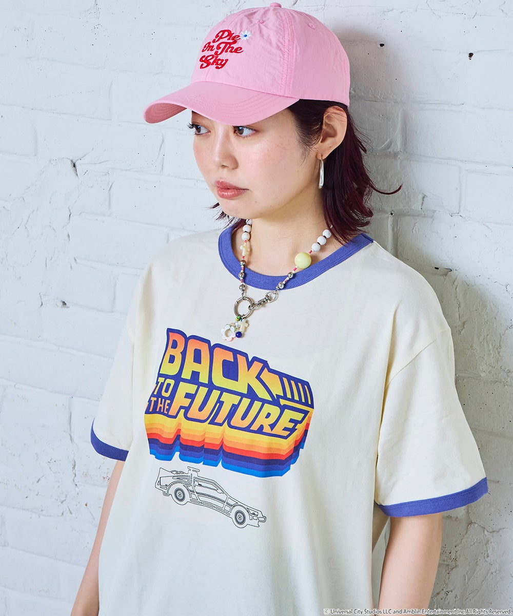 別注】【親子お揃い】BACK TO THE FUTURE プリント半袖Tシャツ/大人
