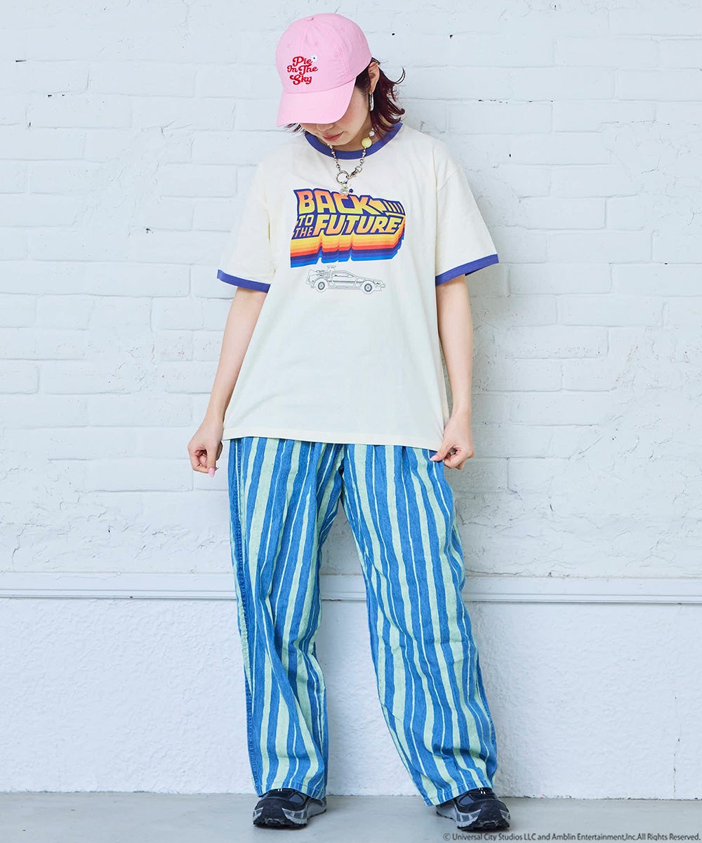 別注】【親子お揃い】BACK TO THE FUTURE プリント半袖Tシャツ / 大人
