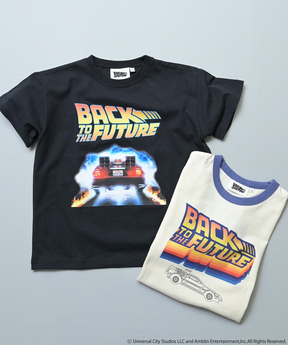 別注】【親子お揃い】BACK TO THE FUTURE プリント半袖Tシャツ/大人