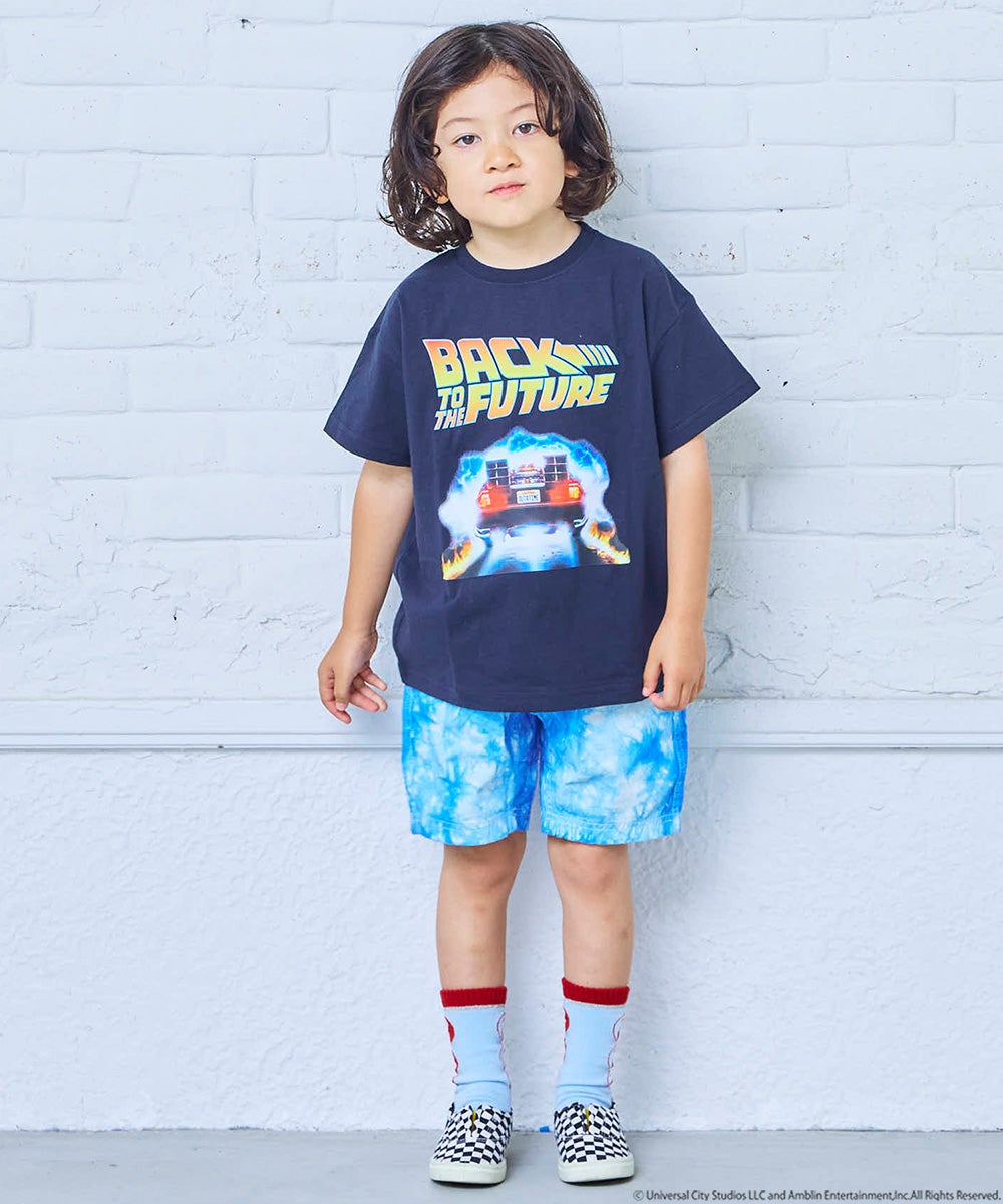 別注】【親子お揃い】BACK TO THE FUTURE プリント半袖Tシャツ