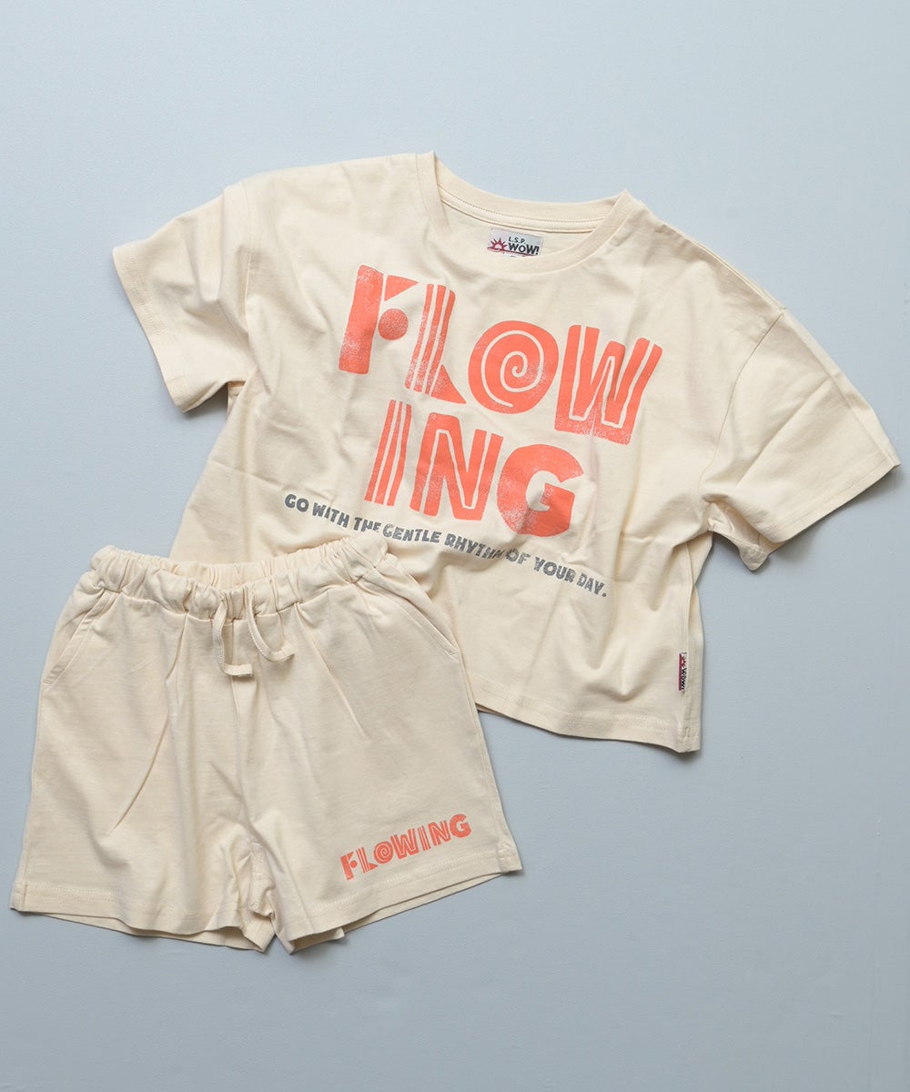 半袖プリントセットアップ（Tシャツ+ハーフパンツ） ｜ セットアップ
