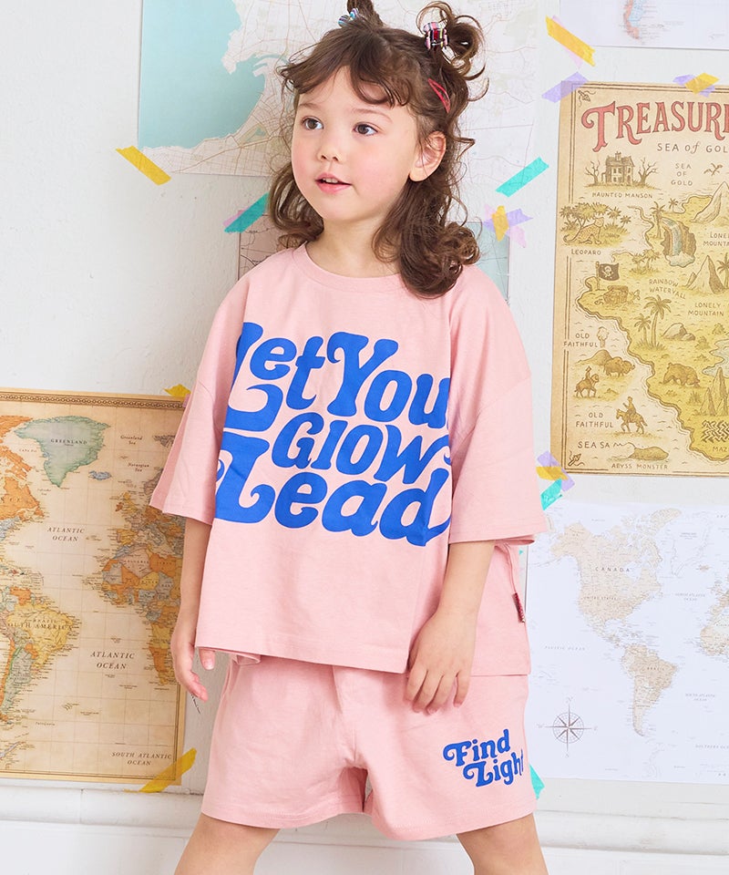 半袖プリントセットアップ（Tシャツ+ハーフパンツ） ｜ セットアップ