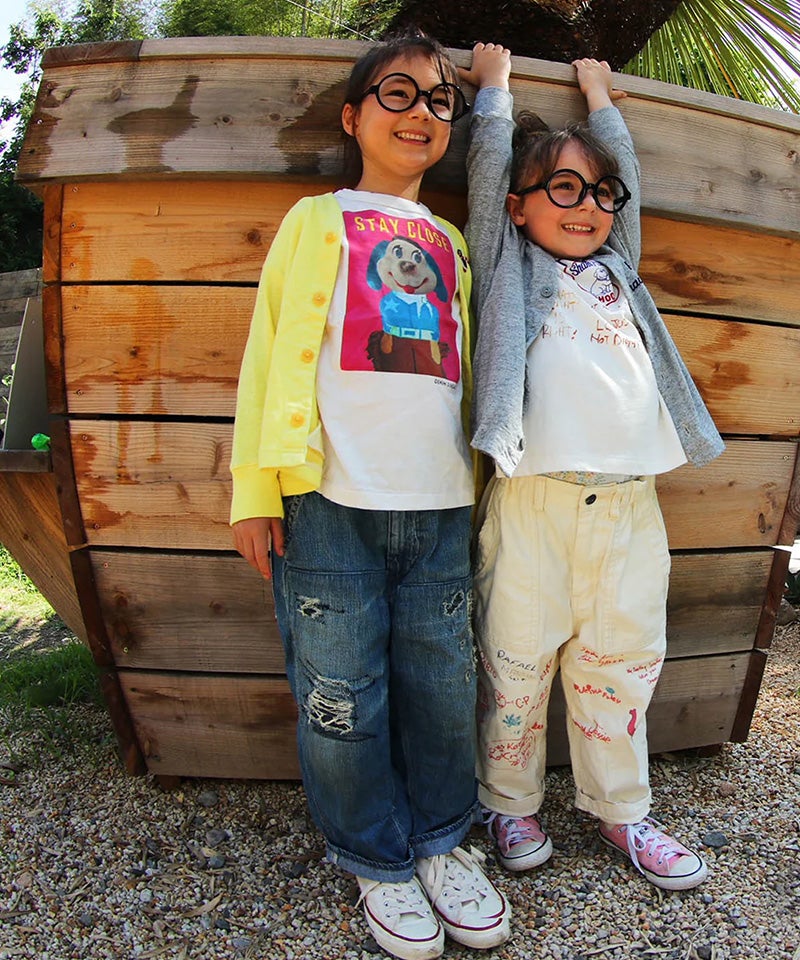 DENIM DUNGAREE】テンジク STAY CLOSE TEE ｜ トップス ｜ 子供服の
