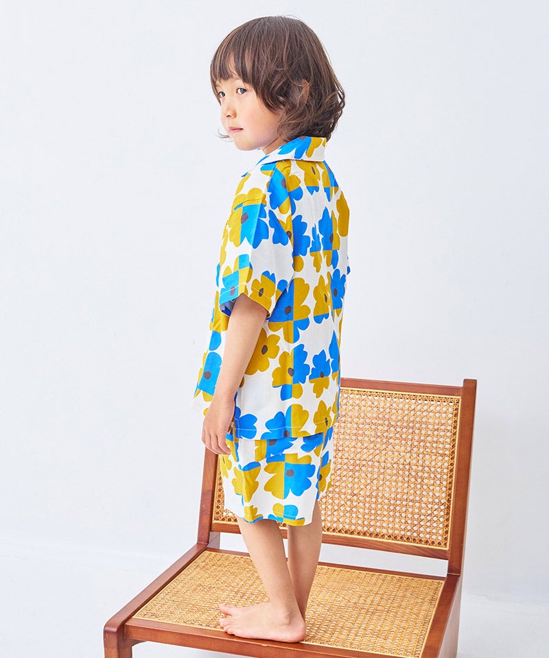 総柄オープンカラーシャツ ｜ トップス ｜ 子供服のセレクトショップ