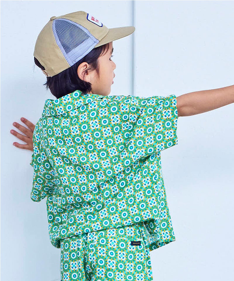 総柄オープンカラーシャツ ｜ トップス ｜ 子供服のセレクトショップ