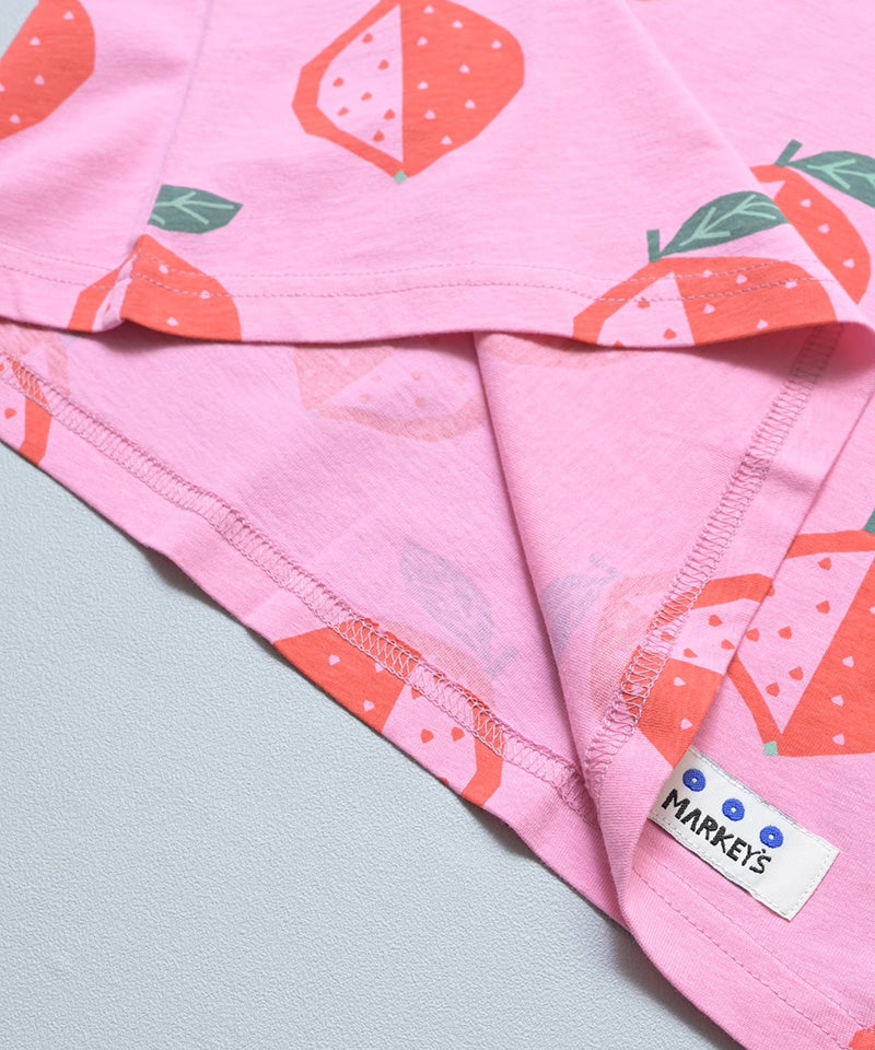 親子お揃い】総柄ワイド半袖Tシャツ / 大人サイズ ｜ トップス ｜ 子供