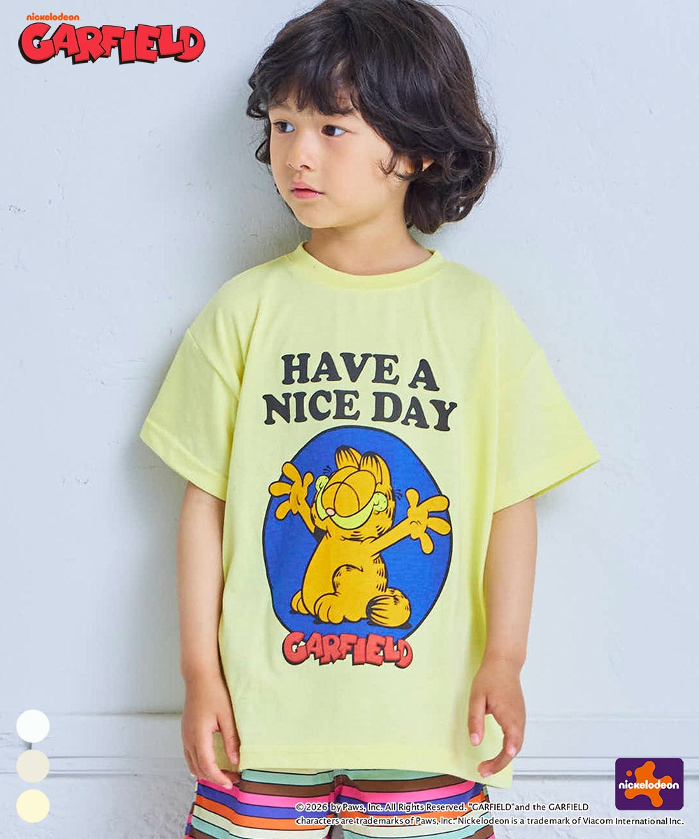 別注】【親子お揃い】GARFIELD プリント半袖Tシャツ ｜ トップス
