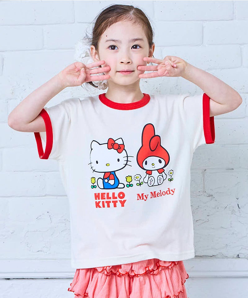 別注】【親子お揃い】SANRIO プリント半袖Tシャツ ｜ トップス ｜ 子供