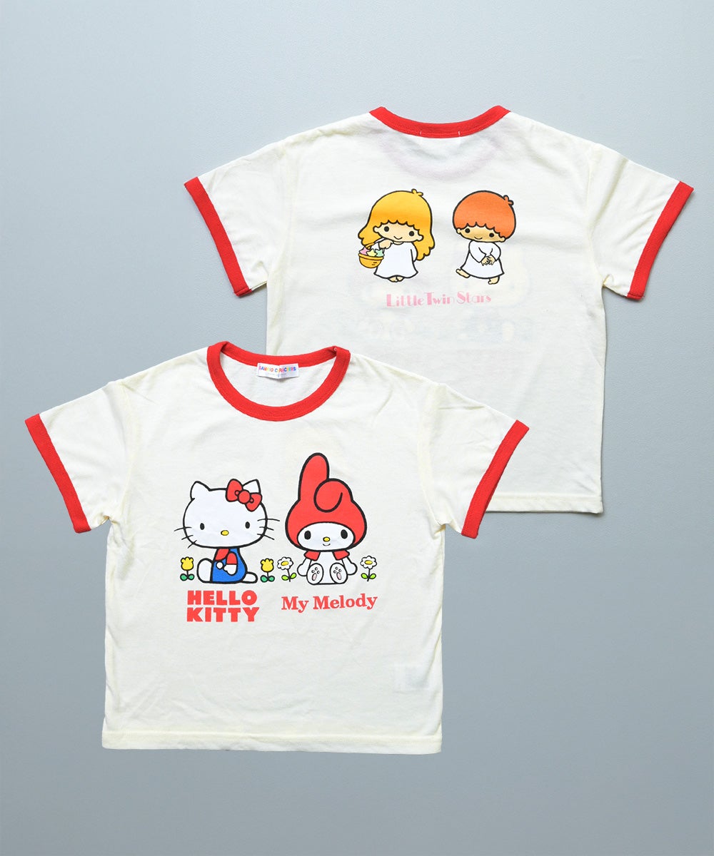 別注】【親子お揃い】SANRIO プリント半袖Tシャツ/大人サイズ 別注】【親子お揃い】SANRIO プリント半袖Tシャツ/大人サイズ