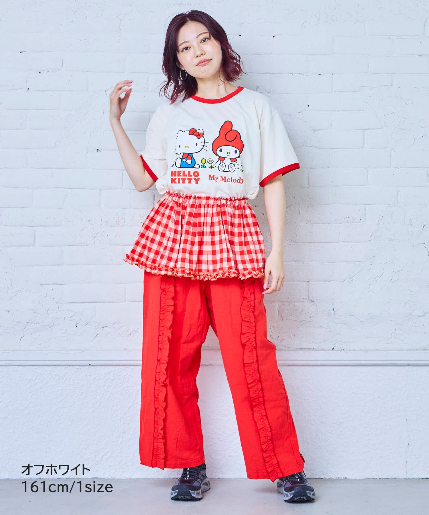 別注】【親子お揃い】SANRIO プリント半袖Tシャツ/大人サイズ
