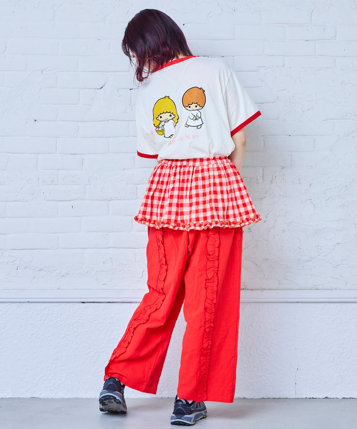 別注】【親子お揃い】SANRIO プリント半袖Tシャツ/大人サイズ