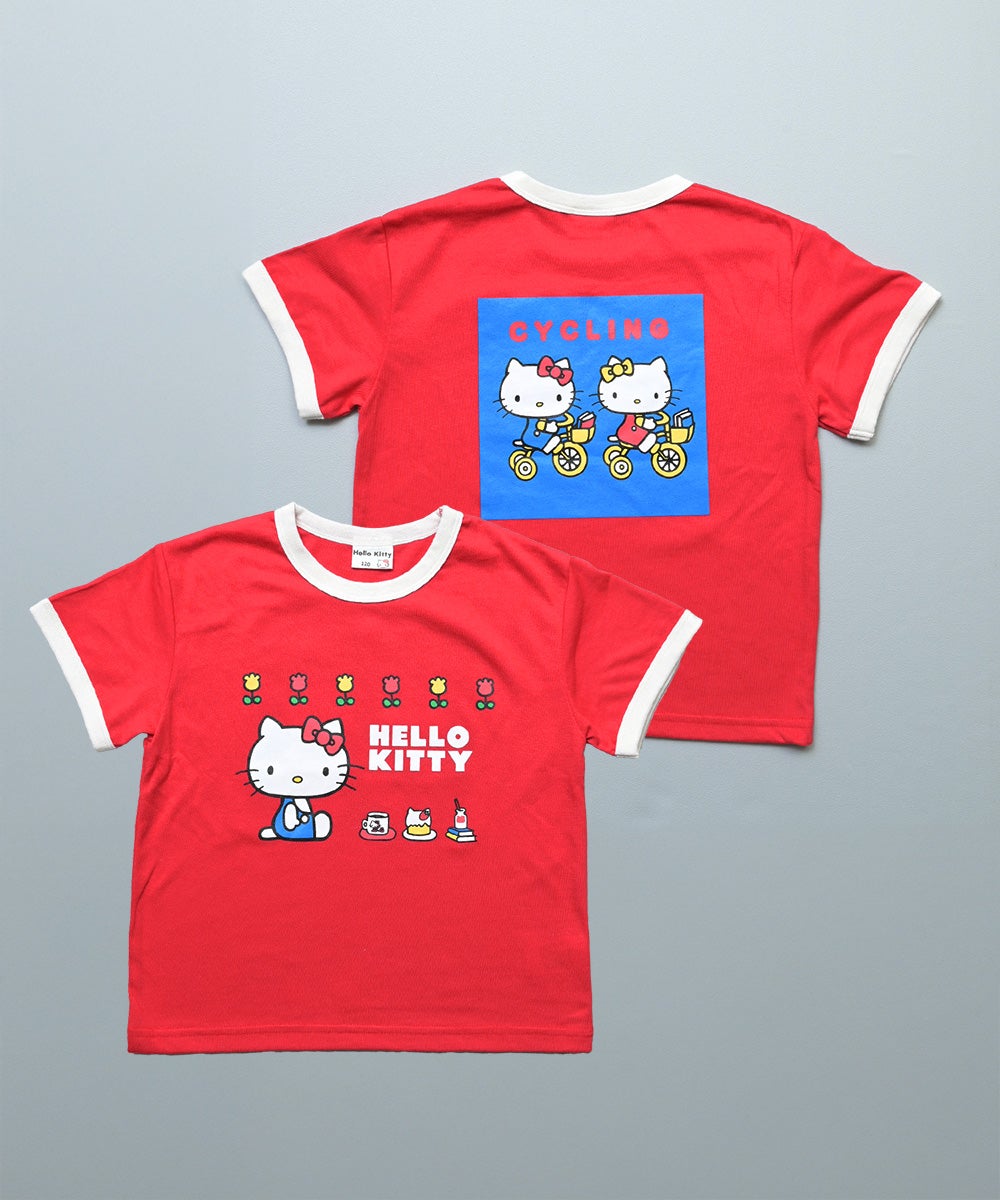 別注】【親子お揃い】HELLO KITTY プリント半袖Tシャツ ｜ トップス