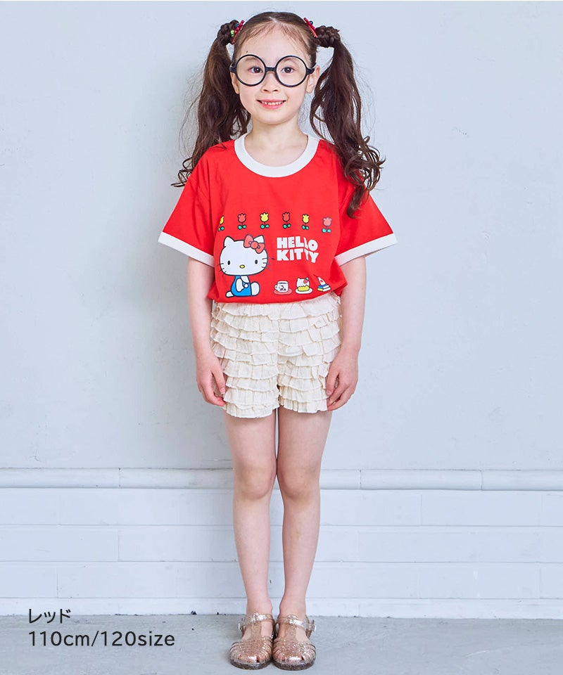 別注】【親子お揃い】HELLO KITTY プリント半袖Tシャツ ｜ トップス