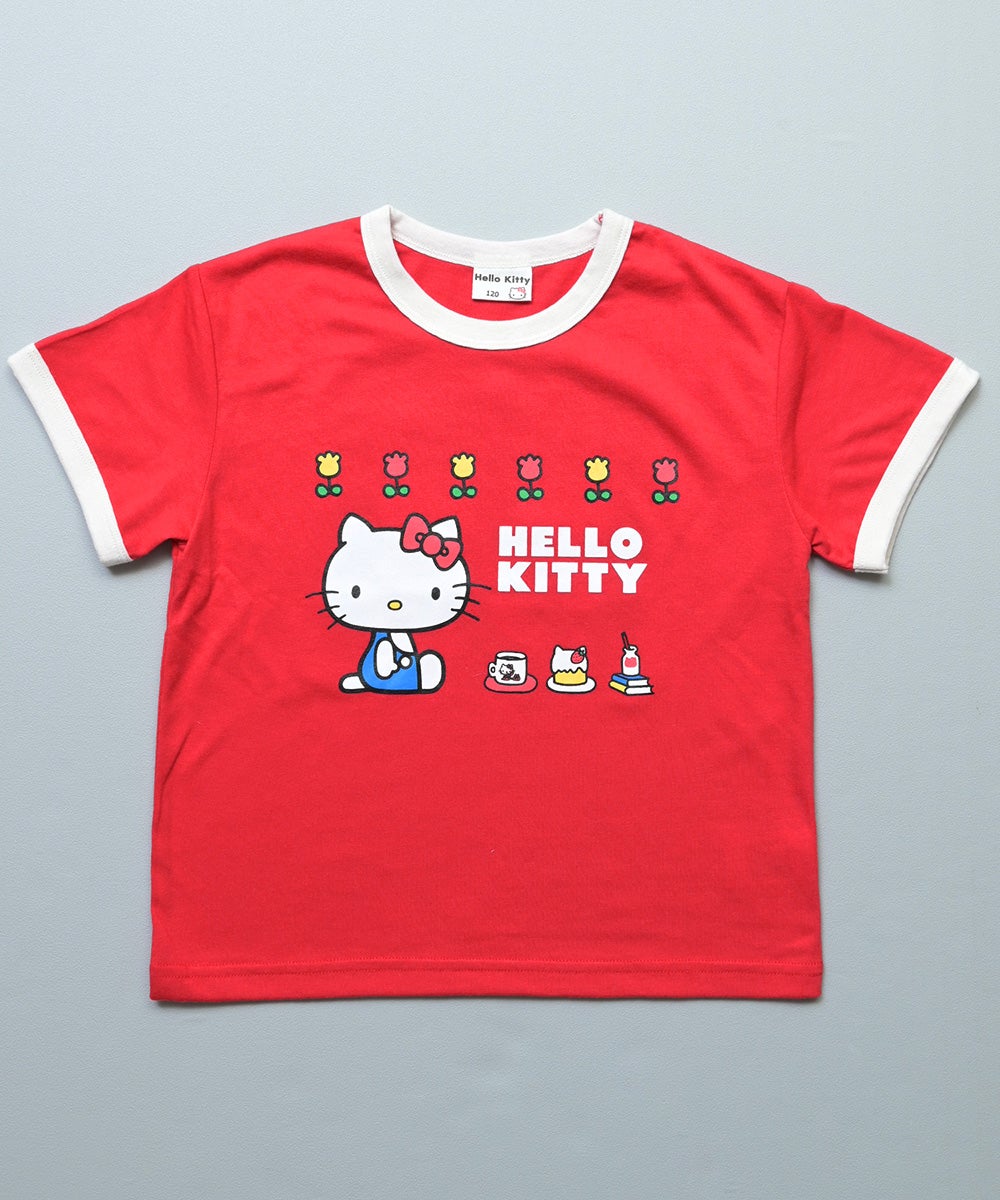 別注】【親子お揃い】HELLO KITTY プリント半袖Tシャツ ｜ トップス