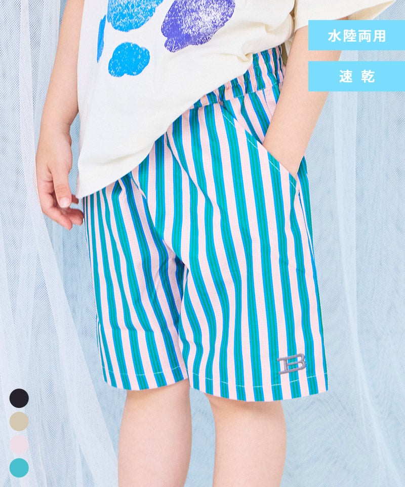 水陸両用】【速乾】総柄メッシュショートパンツ ｜ ボトムス ｜ 子供服