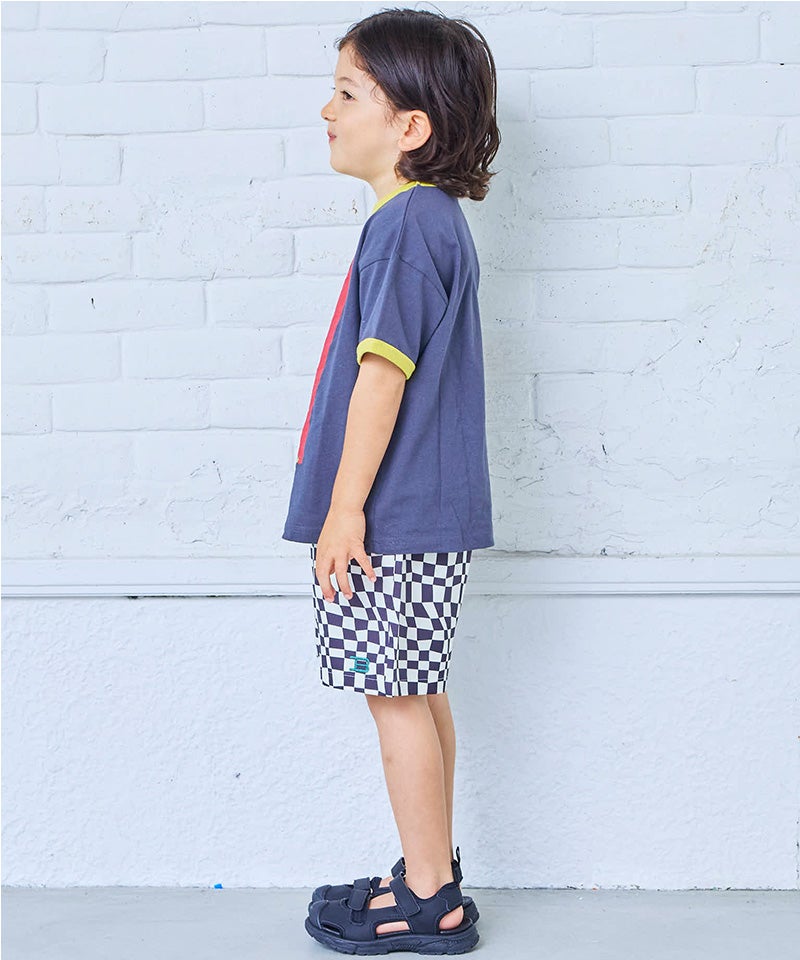 水陸両用】【速乾】総柄メッシュショートパンツ ｜ ボトムス ｜ 子供服