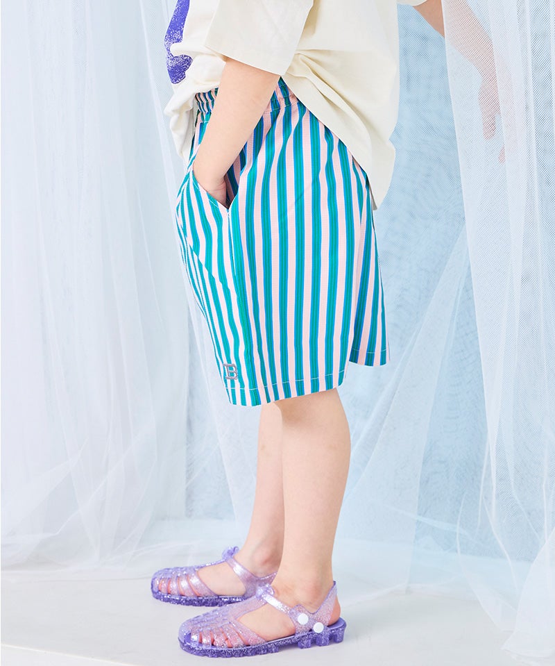 水陸両用】【速乾】総柄メッシュショートパンツ ｜ ボトムス ｜ 子供服