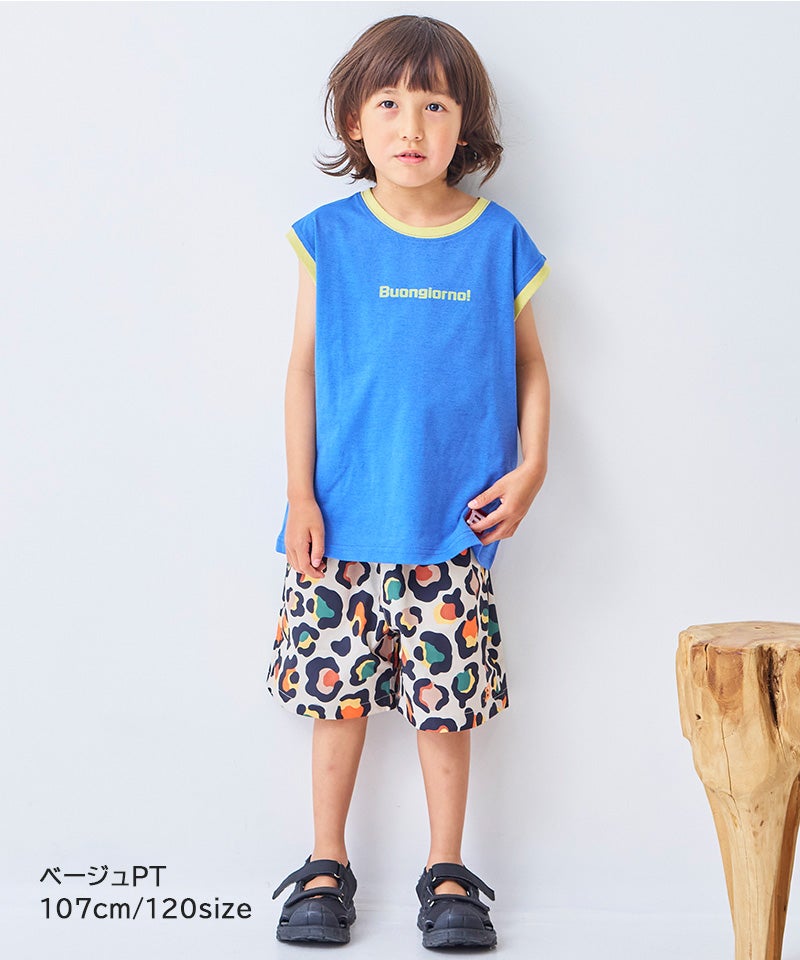 水陸両用】【速乾】総柄メッシュショートパンツ ｜ ボトムス ｜ 子供服