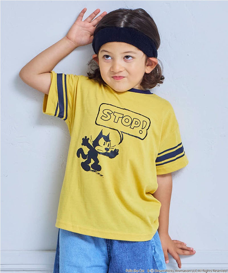 別注】【親子お揃い】FELIX プリント半袖Tシャツ ｜ トップス ｜ 子供