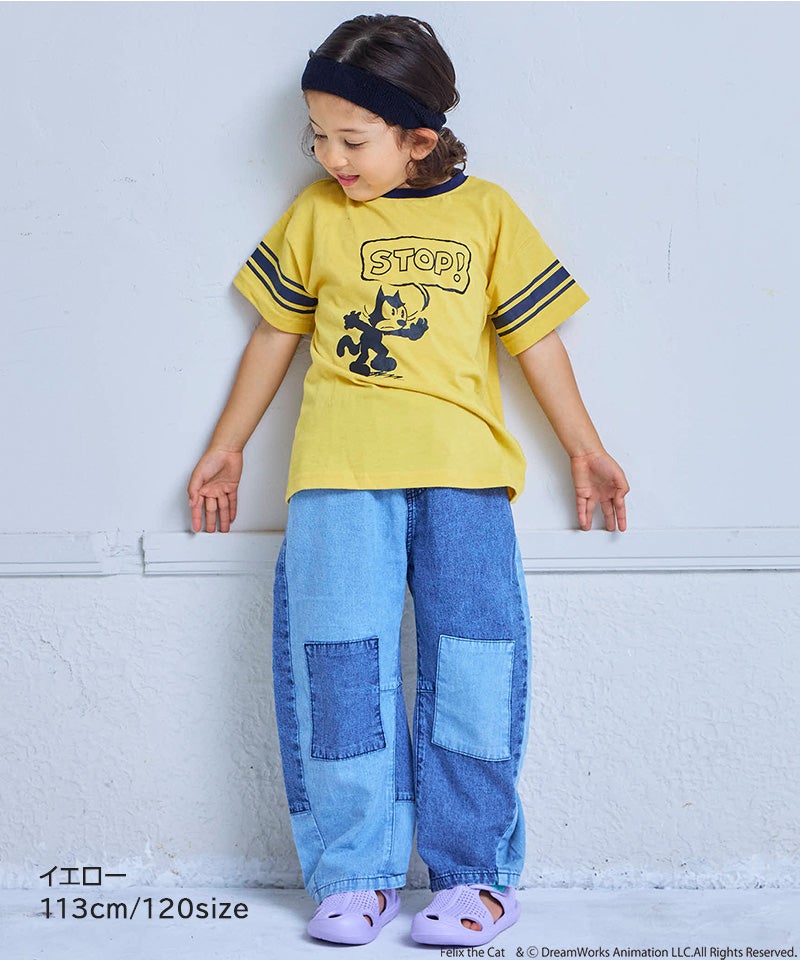 別注】【親子お揃い】FELIX プリント半袖Tシャツ ｜ トップス ｜ 子供
