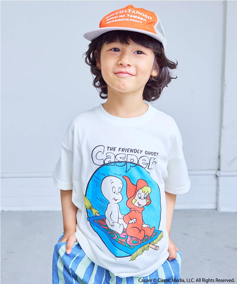 別注】【親子お揃い】Casper プリント半袖Tシャツ ｜ トップス ｜ 子供