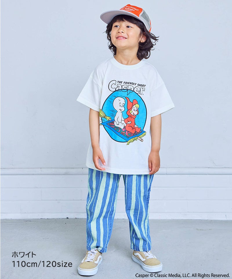 別注】【親子お揃い】Casper プリント半袖Tシャツ ｜ トップス ｜ 子供
