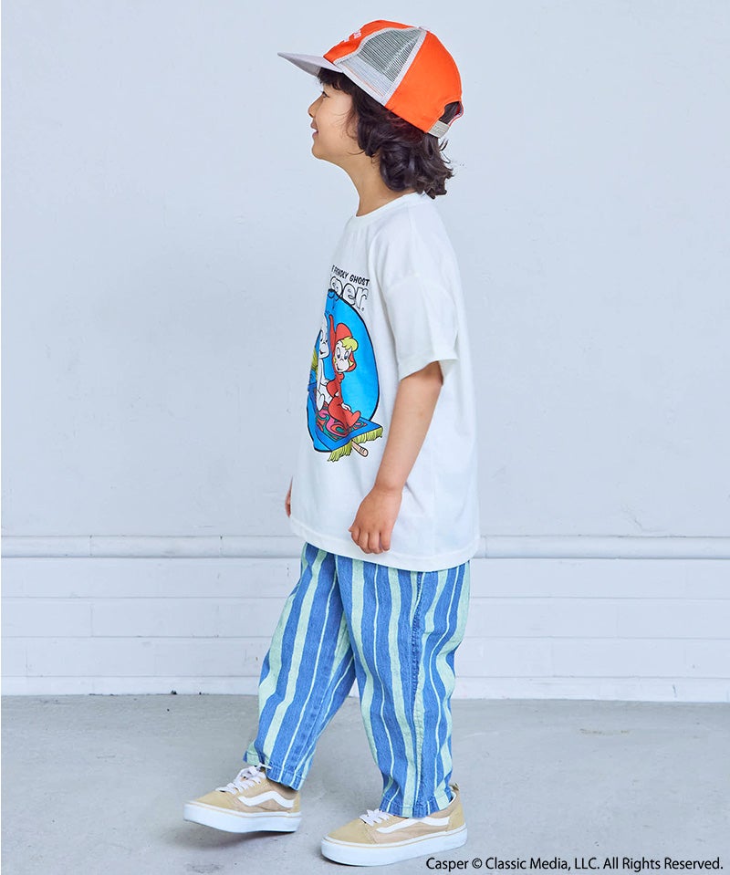 別注】【親子お揃い】Casper プリント半袖Tシャツ ｜ トップス ｜ 子供