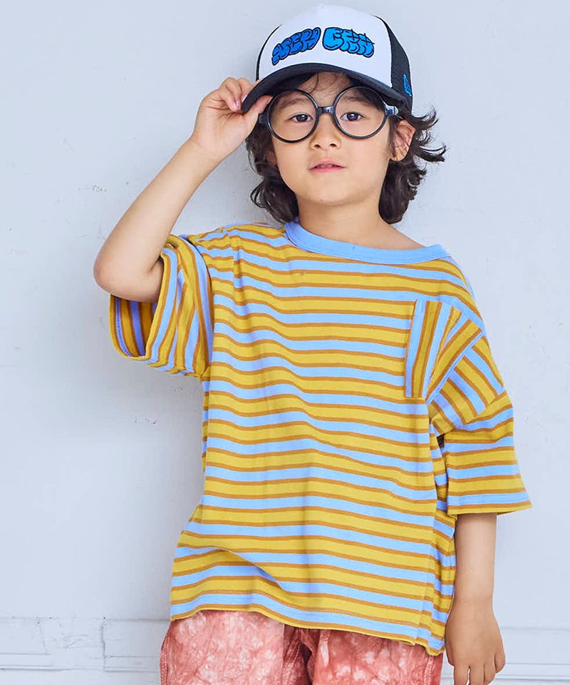 親子お揃い】先染めBDポケット半袖Tシャツ ｜ トップス ｜ 子供服の