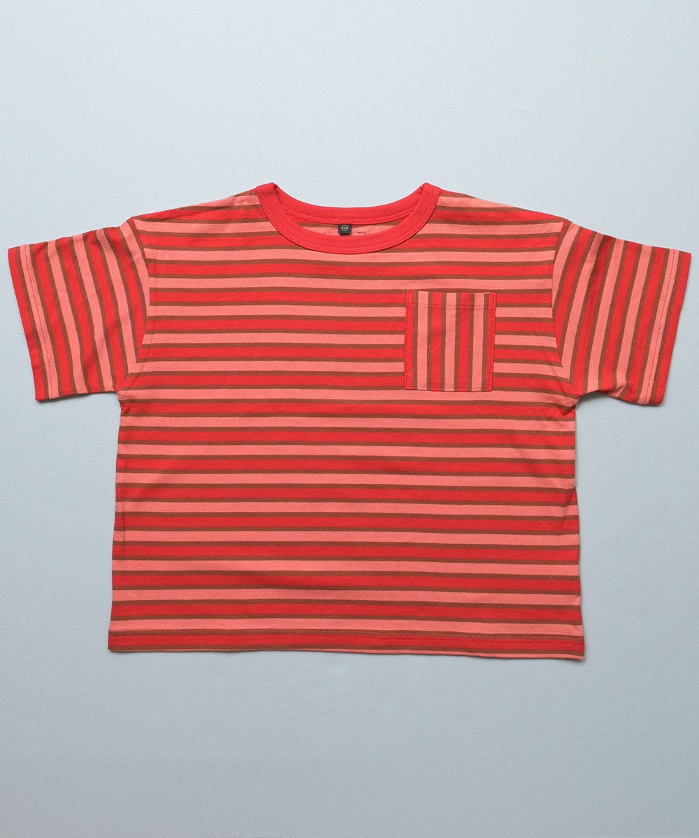 親子お揃い】先染めBDポケット半袖Tシャツ / 大人サイズ ｜ トップス