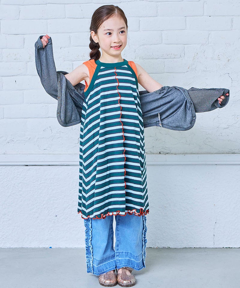 親子お揃い】先染めBDホルターネックワンピース ｜ ワンピース ｜ 子供