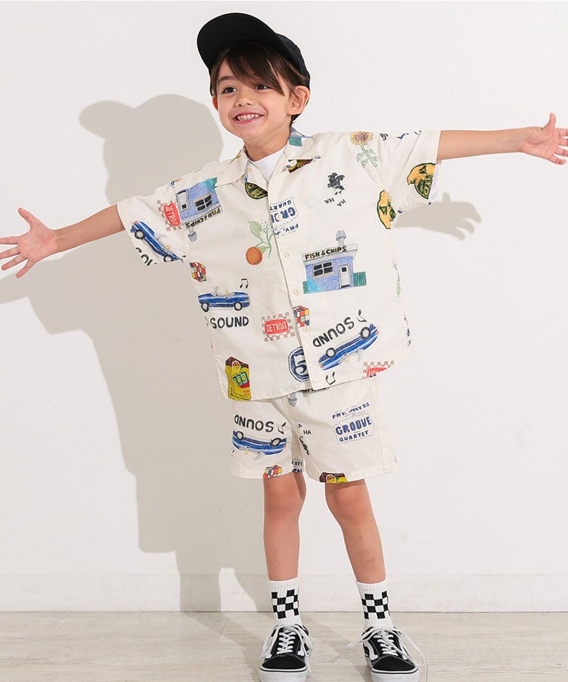 ペイントアートショートパンツ ｜ ボトムス ｜ 子供服のセレクト