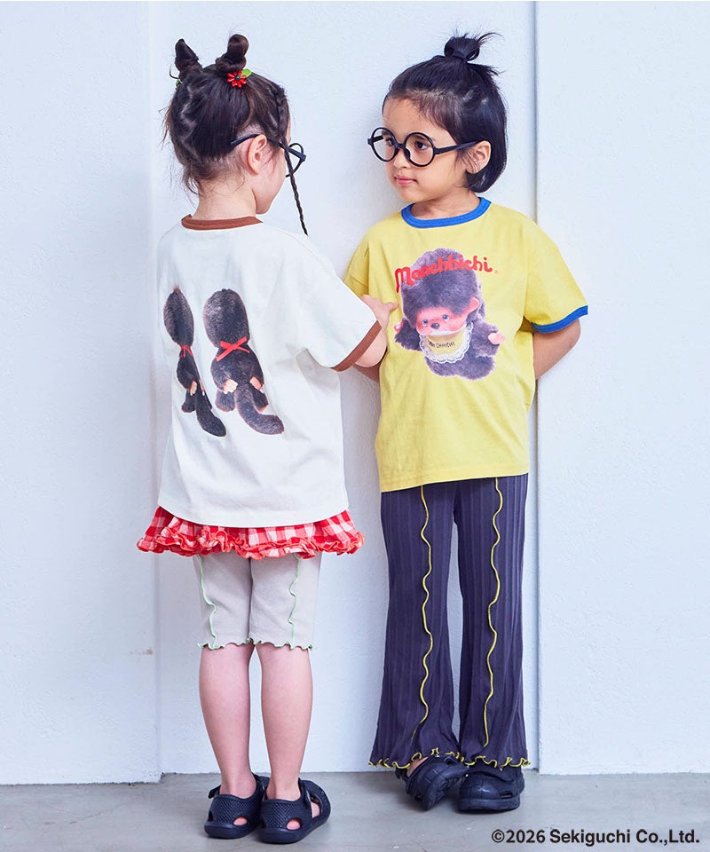 別注】【親子お揃い】モンチッチ プリント半袖Tシャツ ｜ トップス