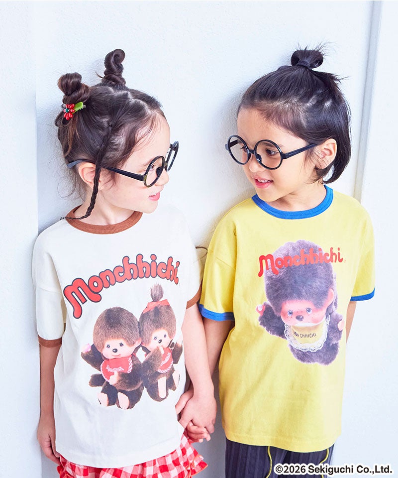 もんちページ 別注】【親子お揃い】モンチッチ プリント半袖Tシャツ ｜ トップス