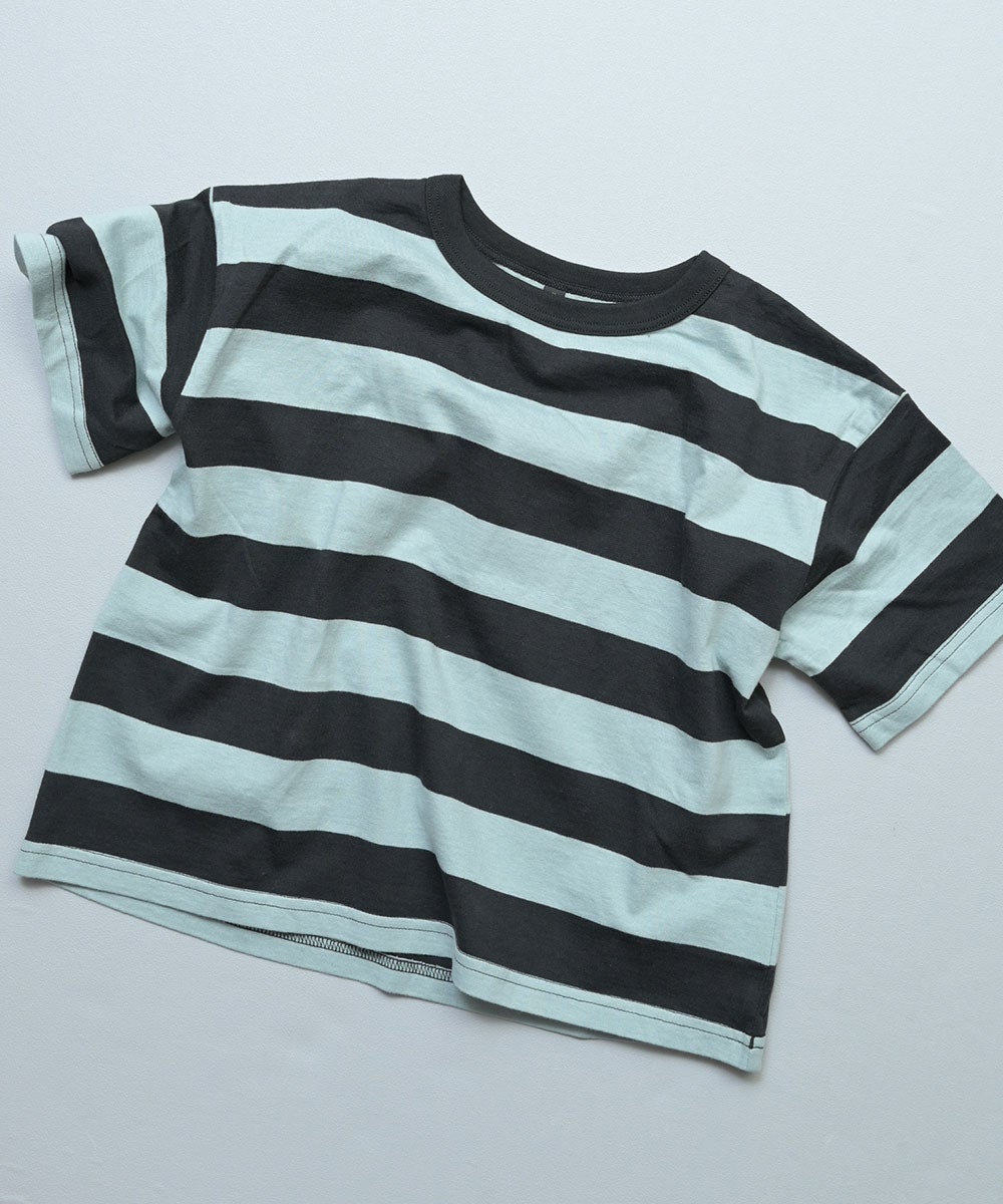 親子お揃い】ワイドボーダー半袖Tシャツ ｜ トップス ｜ 子供服の