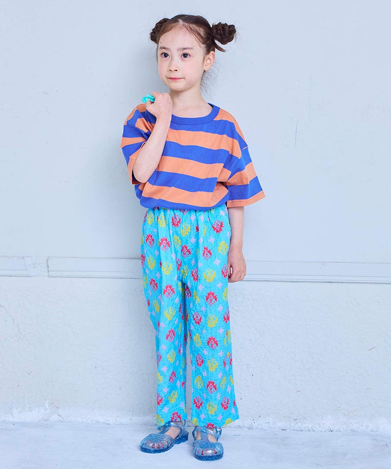 親子お揃い】ワイドボーダー半袖Tシャツ ｜ トップス ｜ 子供服の