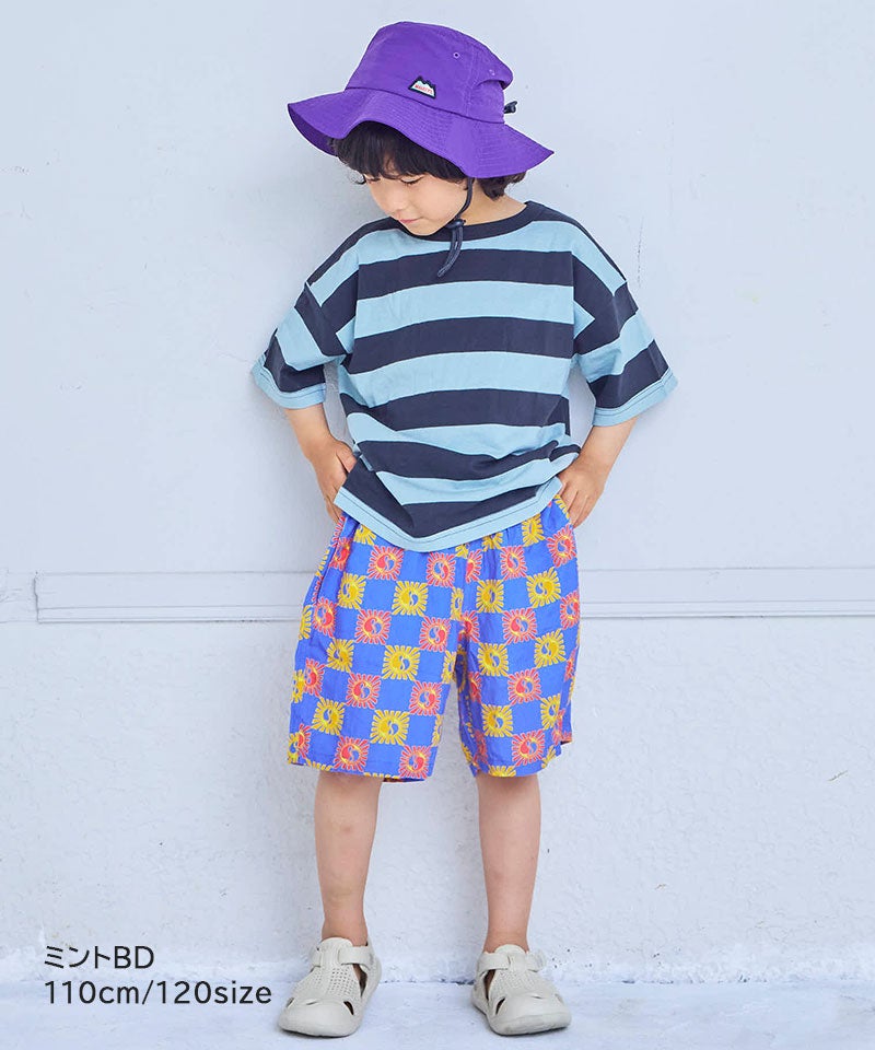 親子お揃い】ワイドボーダー半袖Tシャツ ｜ トップス ｜ 子供服の