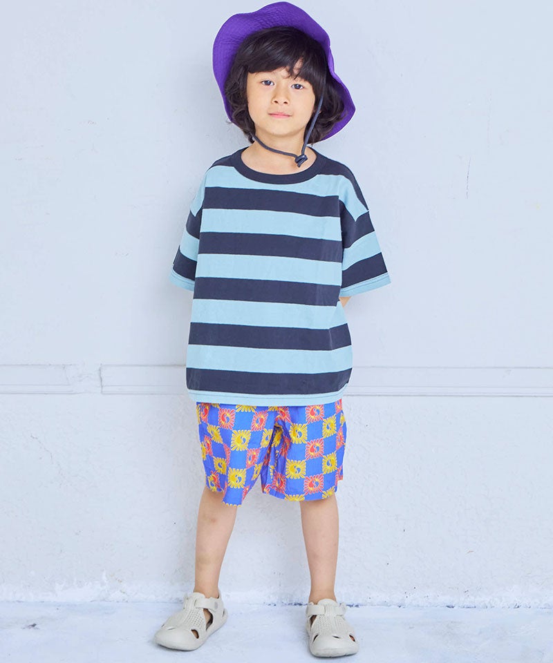 親子お揃い】ワイドボーダー半袖Tシャツ ｜ トップス ｜ 子供服の