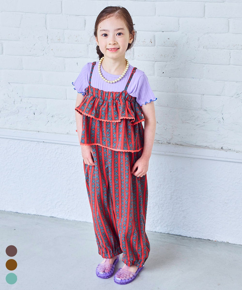 確認用　サロペットフリフリブルマーパンツ フリフリサロペット ｜ ボトムス ｜ 子供服のセレクトショップ