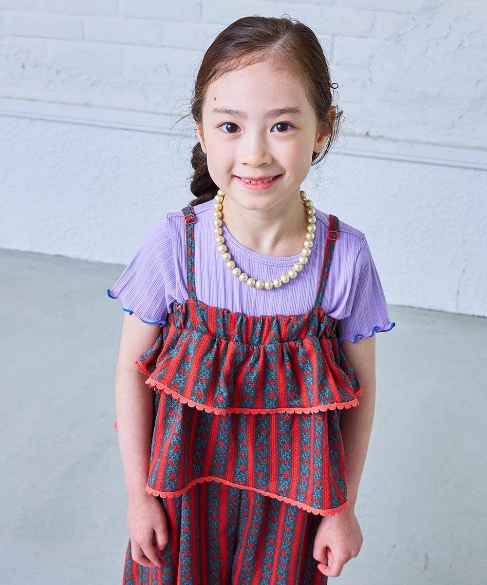 確認用　サロペットフリフリブルマーパンツ フリフリサロペット ｜ ボトムス ｜ 子供服のセレクトショップ