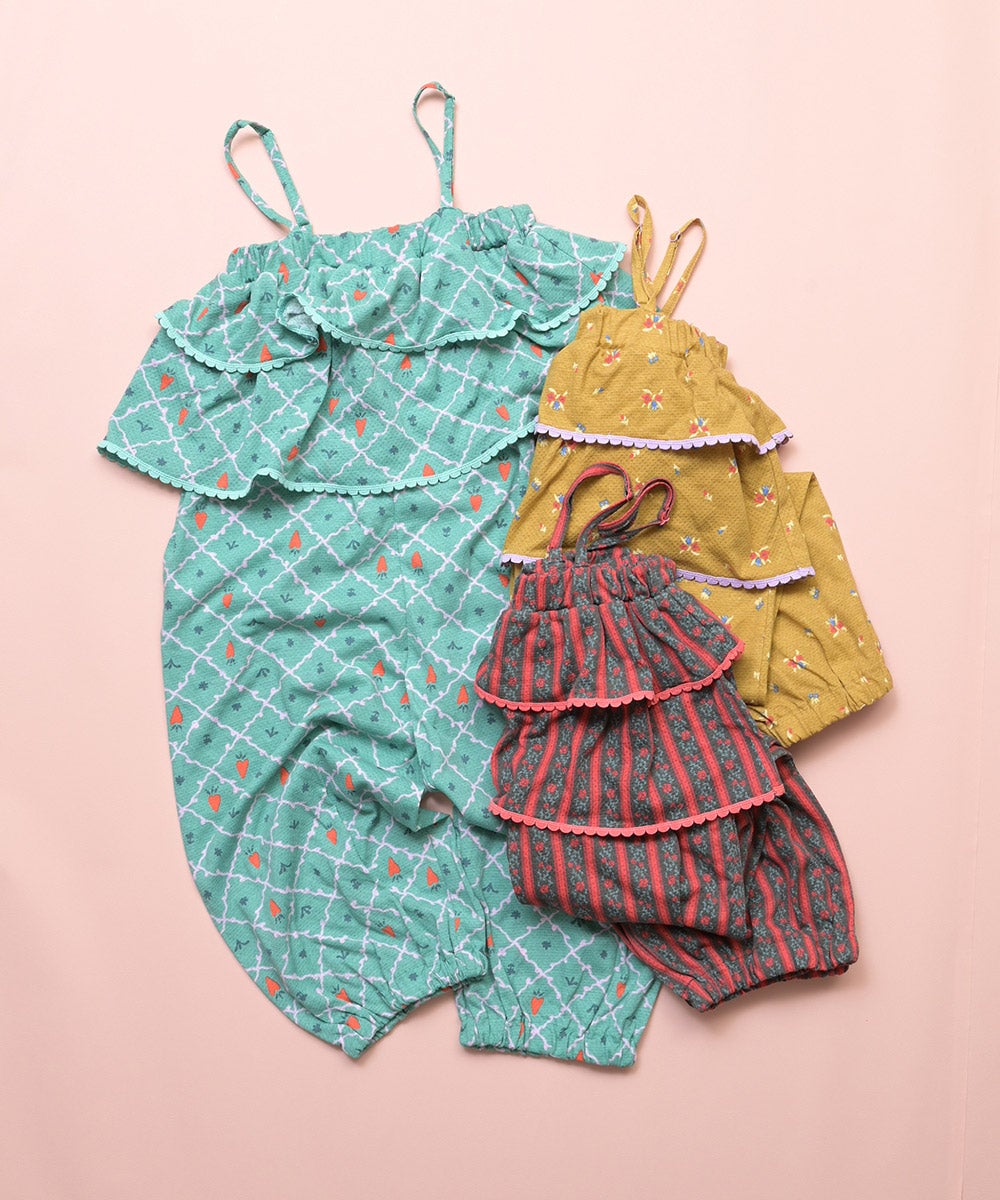 確認用　サロペットフリフリブルマーパンツ フリフリサロペット ｜ ボトムス ｜ 子供服のセレクトショップ